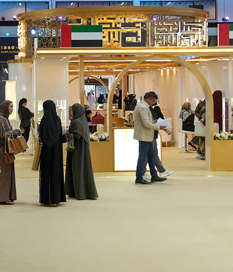 Jewellery design sketches for Emirati jewellers pavilion