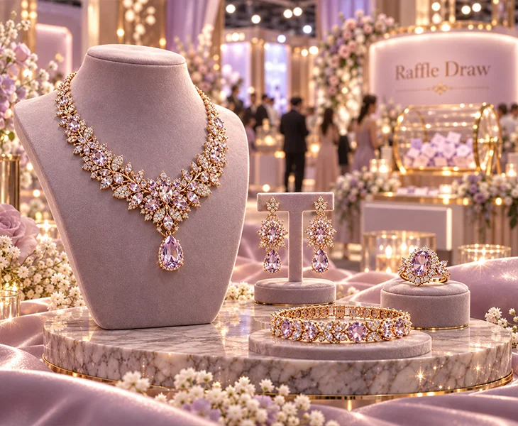 Jewellery editorial campaign visual